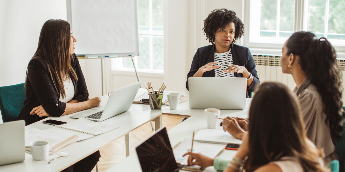 Group of women in a conference room